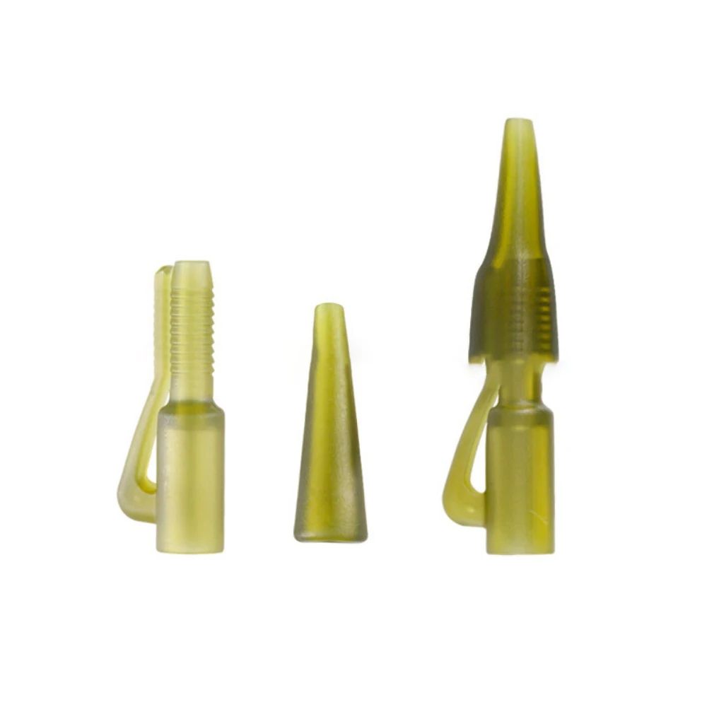 

Carp Fishing Accessories Safety Tubes 20pcs Tail Rubbers Terminal Tackle Lead Clips Fishing Bait Protector Hook Keeper