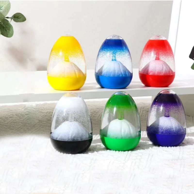 Movement Liquid Hourglass Creative Volcano Oil Sandglass Home Decor Craft Glass Ornaments Sand Timer Christmas Valentine Gifts