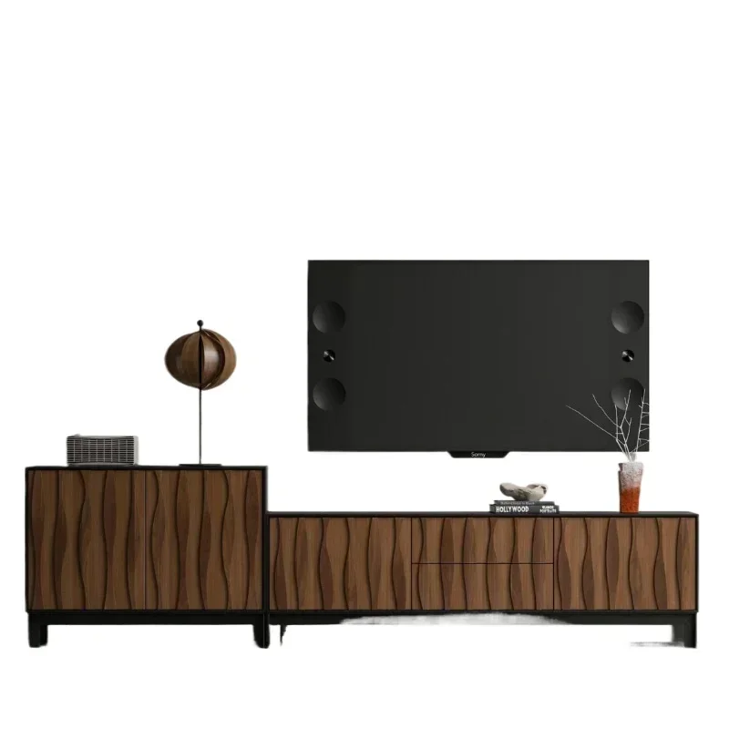 Nordic all solid wood TV cabinet oak floor cabinet modern simple small apartment video low cabinet living room home locker