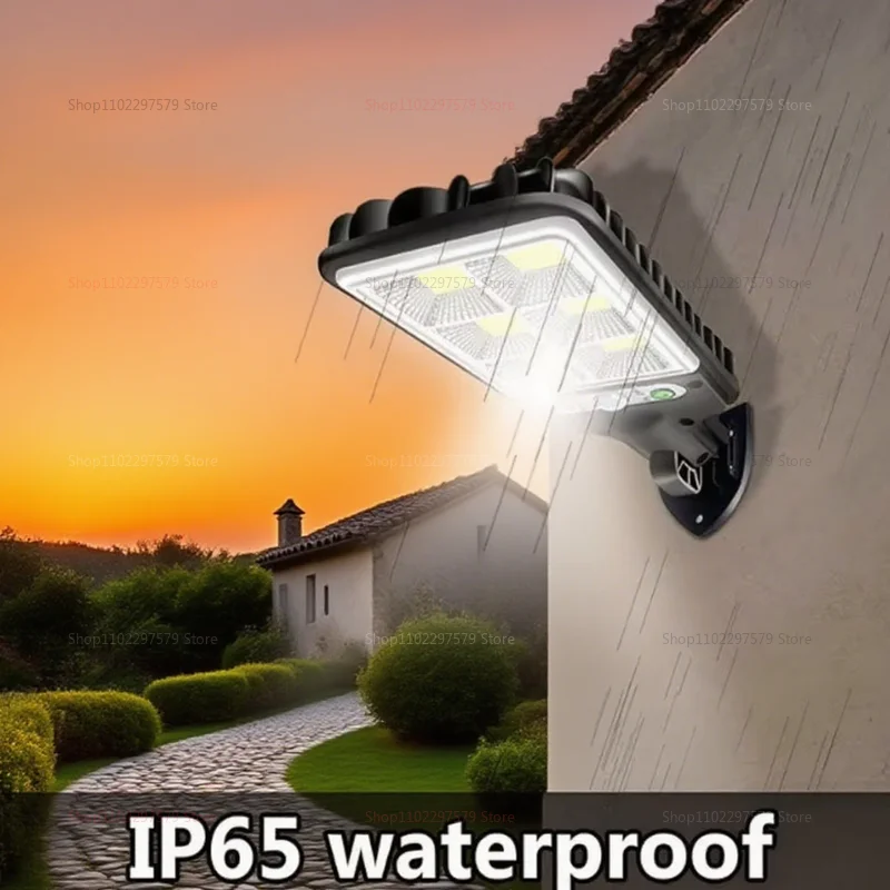 جديد في الهواء الطلق إضاءة مقاومة للماء LED أضواء استشعار الحركة مع جهاز التحكم عن بعد لحديقة شرفة فناء المرآب الأمن الإضاءة الخفيفة