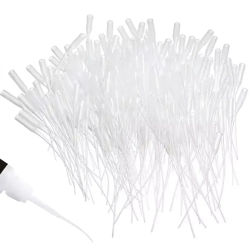 50/100/300pcs Glue Tips Extender Tips Bottle Precision Applicator For Hobby Craft Model Small Part Crafting Adhesive Dispensers