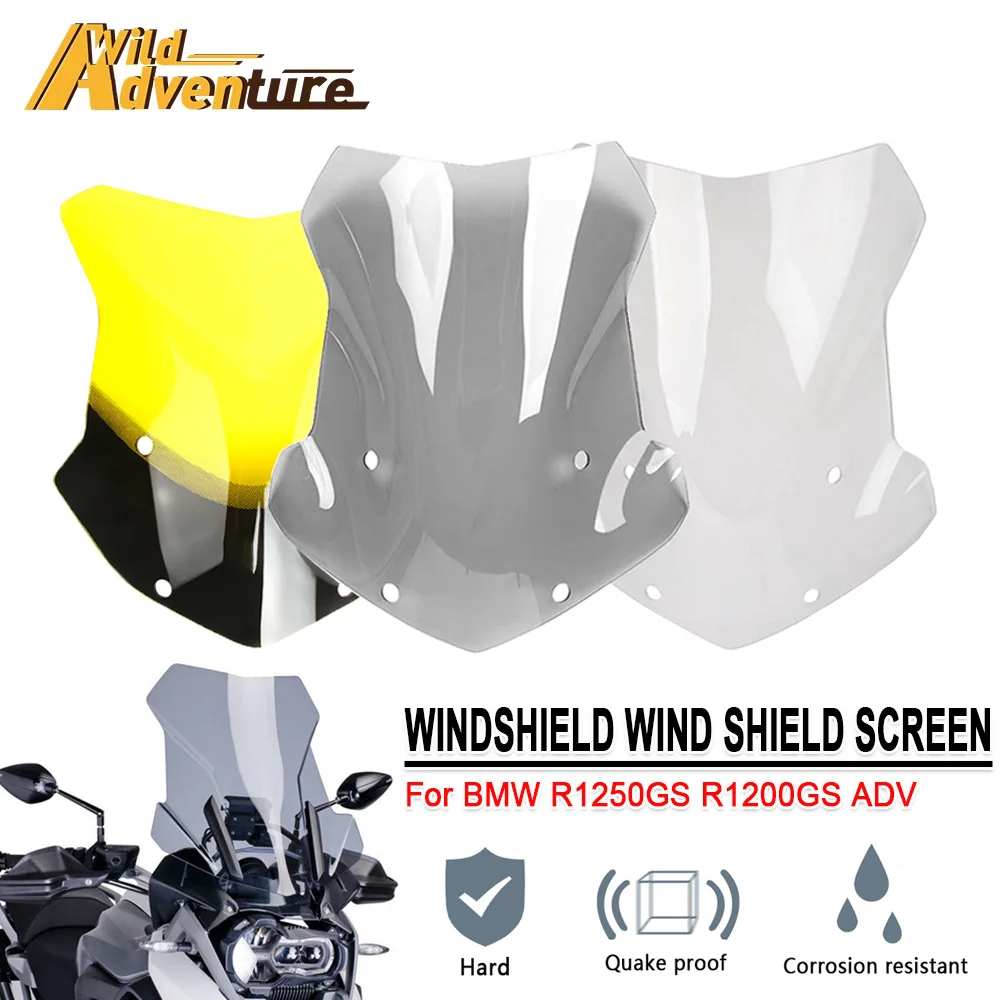 

R1200GS WindScreen For BMW R1250 GS R1200 GS Adventure R1250 GS LC ADV Windshield Windscreen Spoiler Protector Screen Protector
