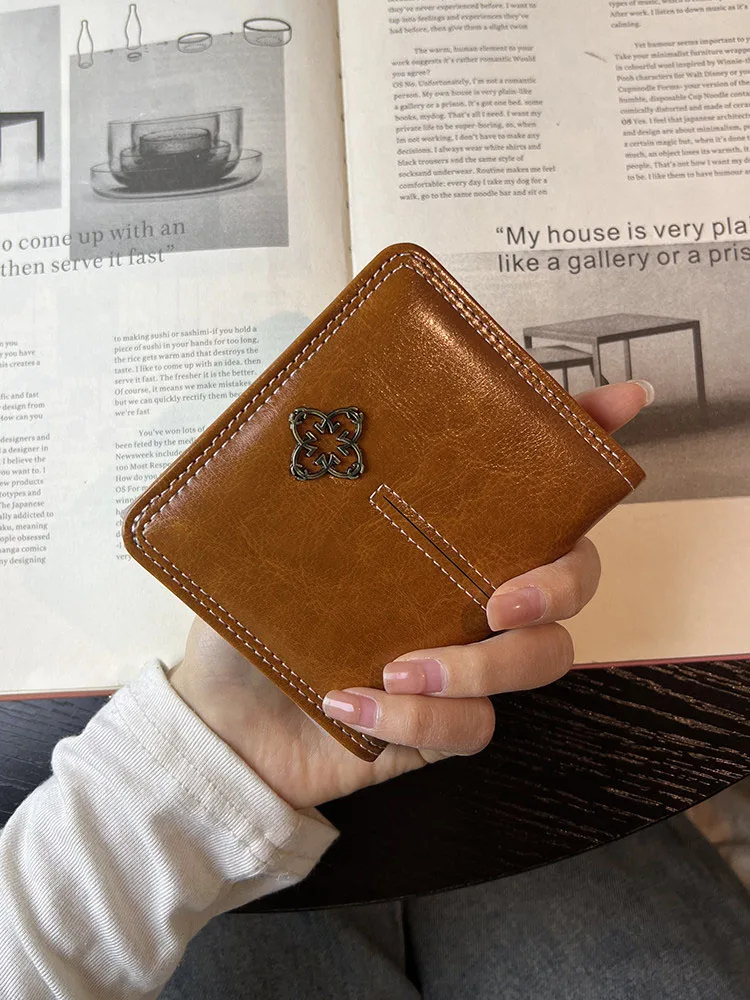 portefeuille-court-retro-en-cuir-huile-pour-femme-porte-monnaie-a-boucle-multi-cartes-marron-simple-style-coreen-compact