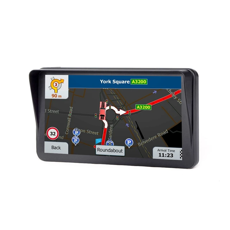 9 Inch Car Capacitive Screen Gps Navigator Bluetooth Fm 8G 256M Mp3/Mp4 Players Sun Visor Driving Voice Navigator