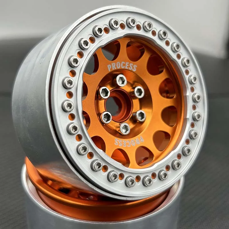 

2.2-inch Metal High-end Wheels for 1/10 1/8 RC Crawler Car AXIAL SCX10 Traxxas TRX4 Defender 90046 Modify DIY Accessories 1pcs