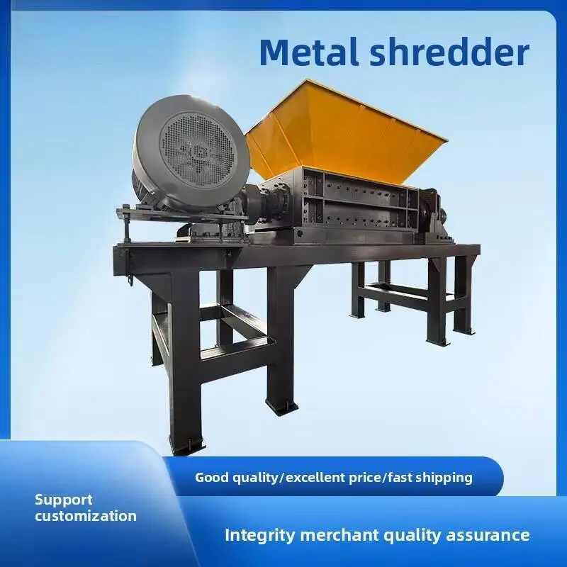 تصنيع معدات تكسير البلاط الفولاذي الملون، ماكينة تقطيع معدنية مزدوجة المحور، خردة حديدية، كسارة قذيفة السيارة #3