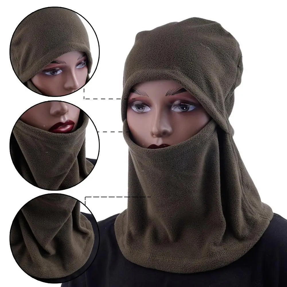 Winter Cycling Mask Thermal Windproof Balaclava Ski Mask Men Women Warm Polar-fleece Outdoor Sport Motorcycle Face Skiing Hat