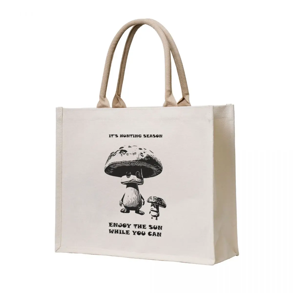 

mushroom hunting season Tote Bag Handbags women university shopper bag handbag