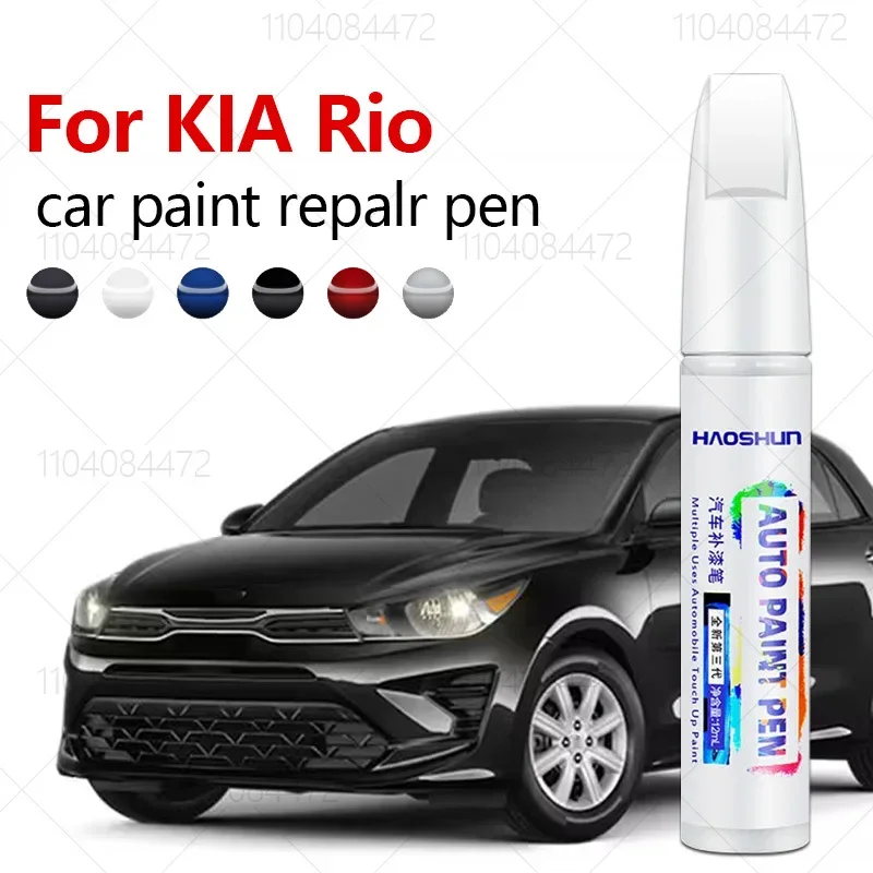 For KIA Rio 2000-2025 JB DC UB YB  Paint Repair Pen Touch Up Scratch Remover DIY Auto Accessories Black White Silver Blue Red