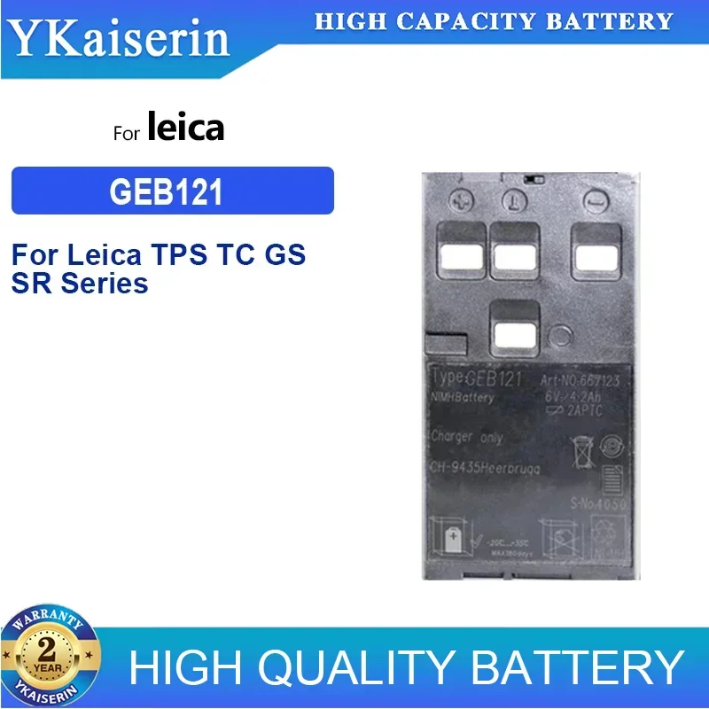 

4200mAh Replacement Battery GEB121 For Leica TPS TC GS SR Series Survey Instrument Total Station