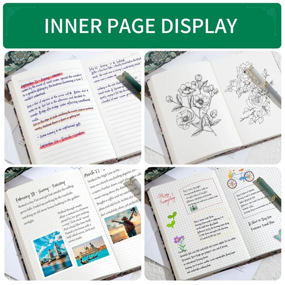 

Ежедневник-блокнот из кожи с вышивкой в виде цветов, формат А5, с узором бабочек, органайзер для планирования времени, эффективный блокнот для записей