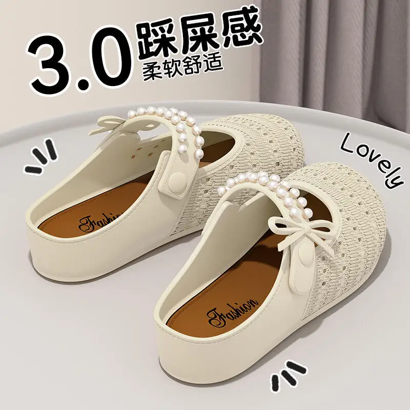 Hot 2026 New Summer Internet Celebrity Soft Comfort Poop Feeling Slippers Casual Fashion Versatile Beach Home Outdoor Slippers