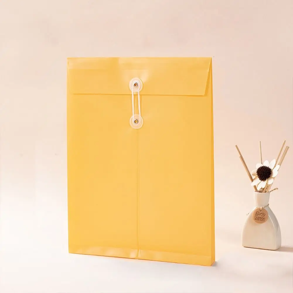 Durable Document Organiser A4 PP File Folder Large Envelopes Archive Folder A4 File Organizer Waterproof Large Capacity Contract