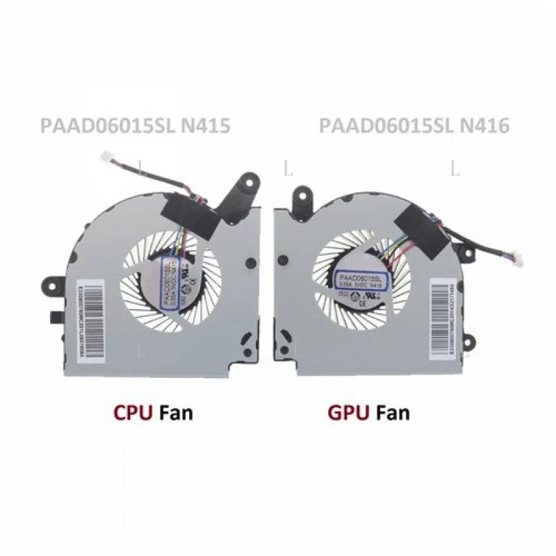 

L новый вентилятор MS-17F3 для MSI GF75 Thin 8RC 8RD 9SC 9SD ноутбука CPU/GPU охлаждающий вентилятор *