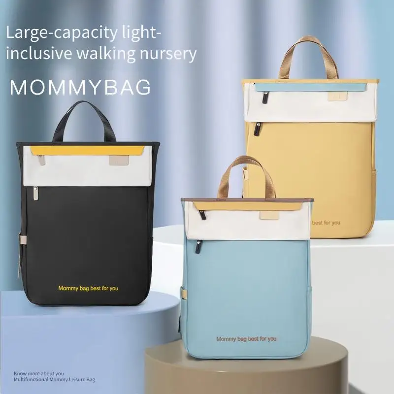 

Новая сумка для подгузников для мамы, рюкзак большой емкости, сумка с ремнями для коляски, многофункциональная влажная и сухая отдельная сумка для беременных