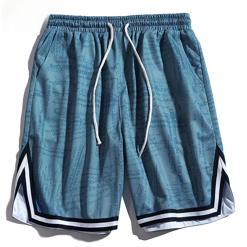 

Loose Men's Baskeall orts Qui Dry Running Beach Fitn Training Mid-Length Sport orts Women Summer Casual Straight L...
