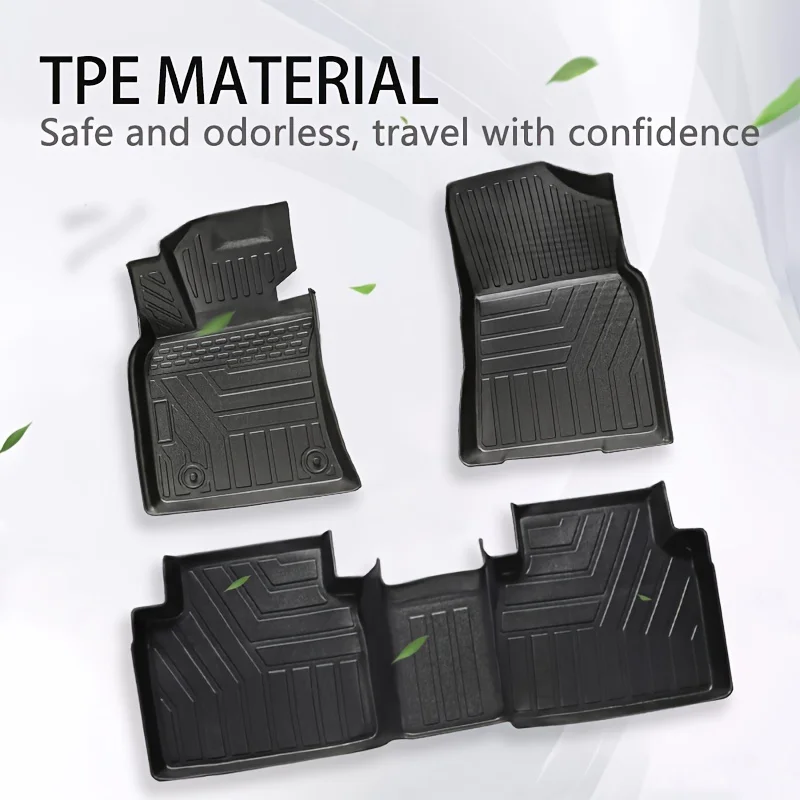 친환경 유니버설 자동차 바닥 매트 - 방수 논슬립 쉬운 청소 매트 캠리 2006-2011용