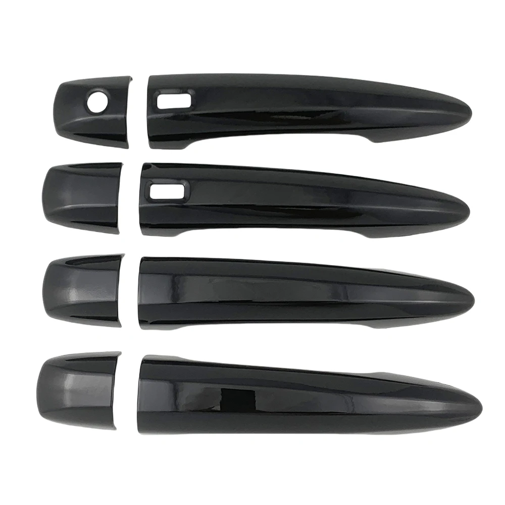 

For Nissan Teana Sylphy Altima 2023 2024 2025 Glossy Black Smart keyhole Door Handle Covers Trim Car Accessories Car Stickers