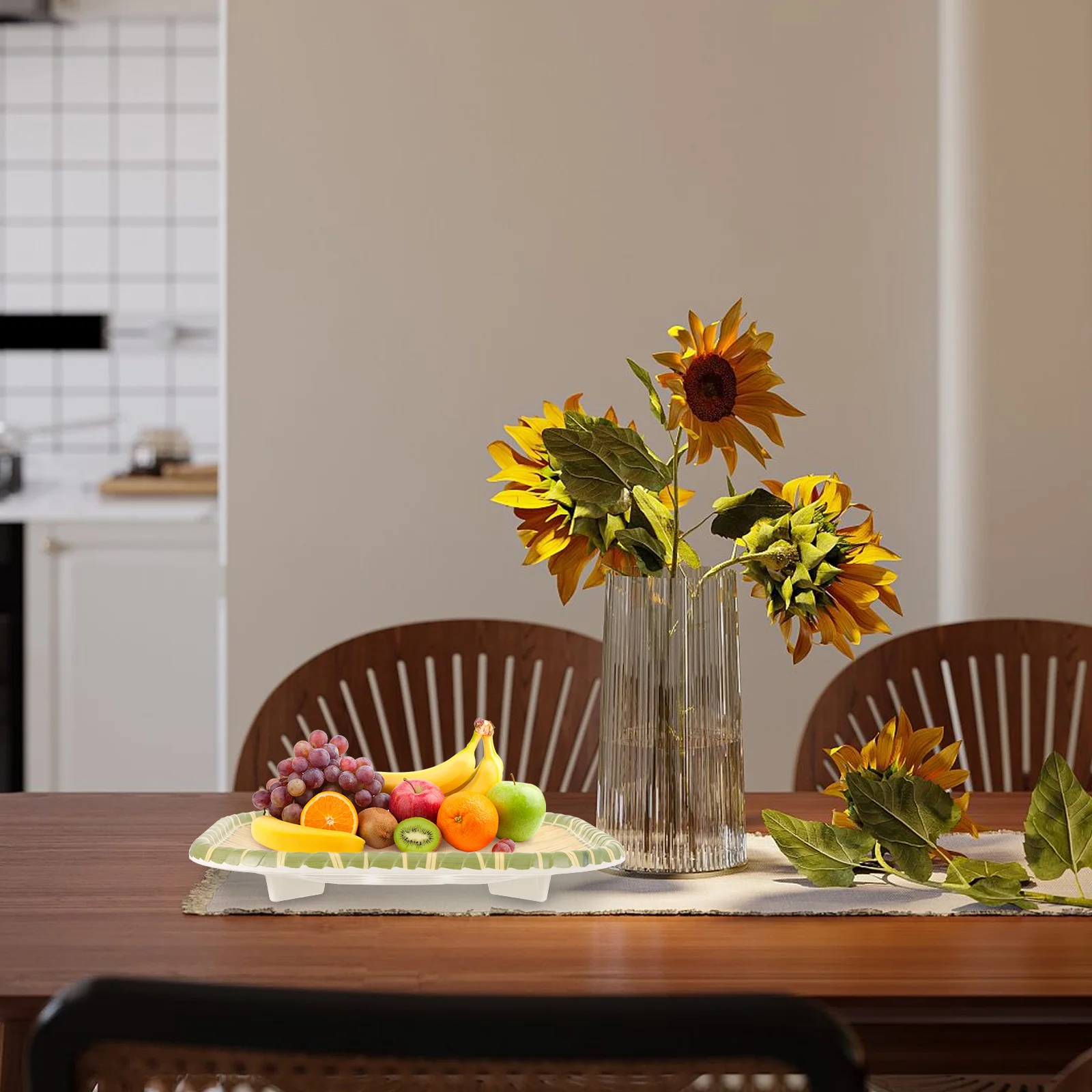 

Snack Plate Small Tray For Home Food Serving Country Style Dish Creative Shaped Display Container Kitchen Bar