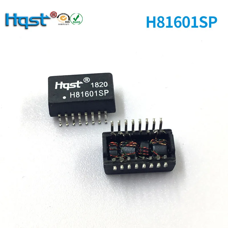 H1102nl H1601cg 16P Patch 100 M Network Transformer Double Loop Autocoupling Pulse Filter with Poe