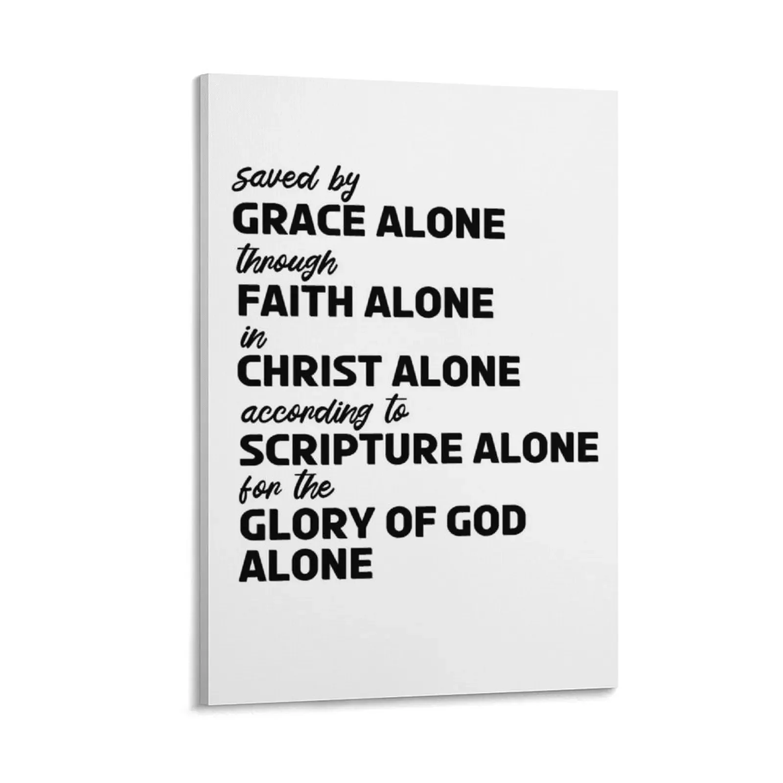 

5 Solas Five Solas Canvas Painting decorative items for home decor