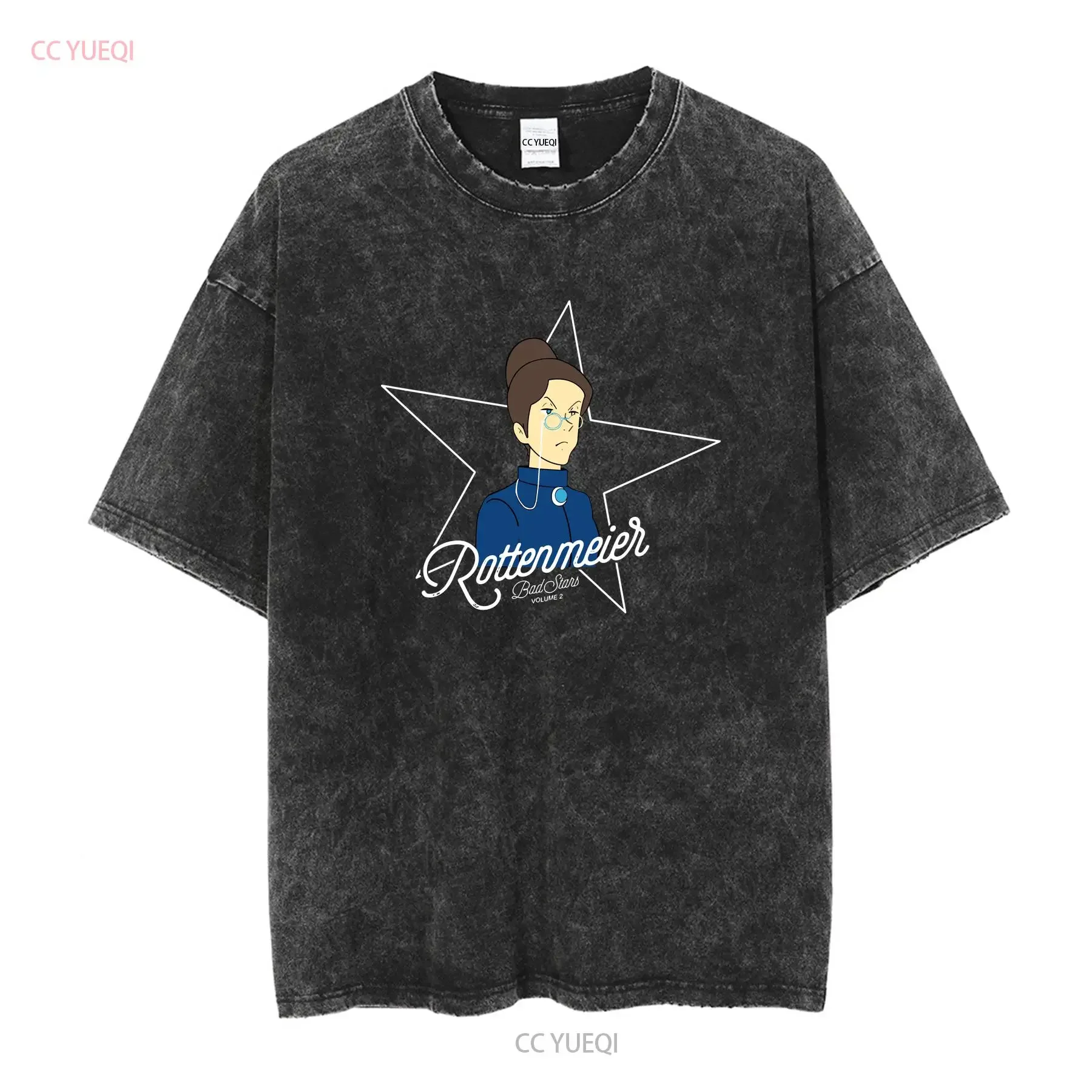Miss Rottenmeier Rajcoomar Rottermeier T Shirt Heidi Cartoons long or short sleeves vintage Washed fashion
