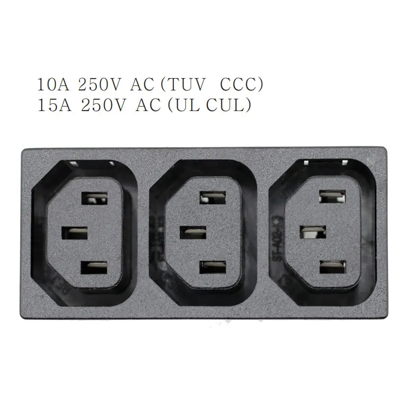 IEC C13 C14 C15 C16 C17 C19 C20 Commercial Self Grounding Electrical Plug Power Socket