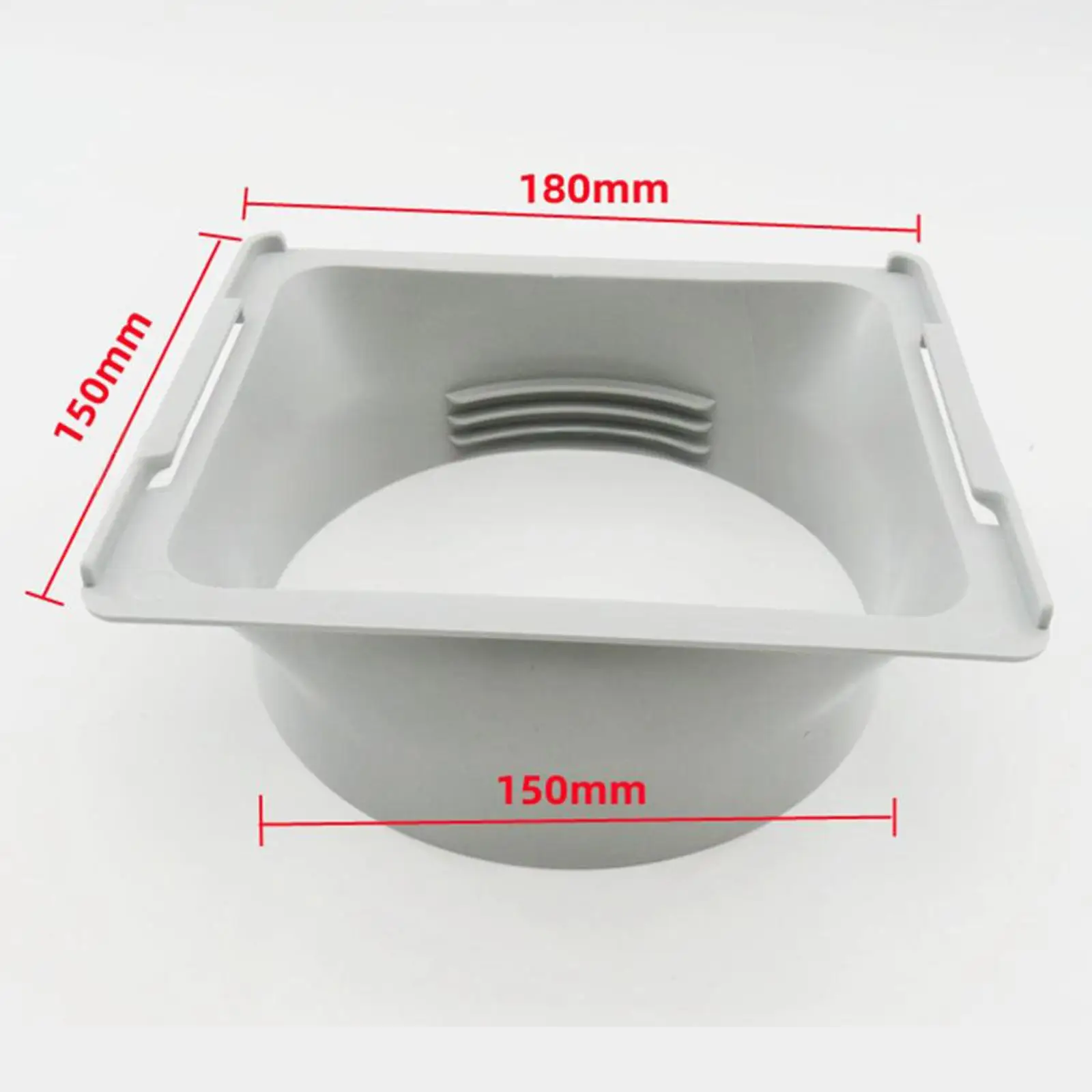 Portable Air Conditioner Exhaust Hose Connector Square Duct Extension Adapter Easy Install Repair for Window Vent Kit