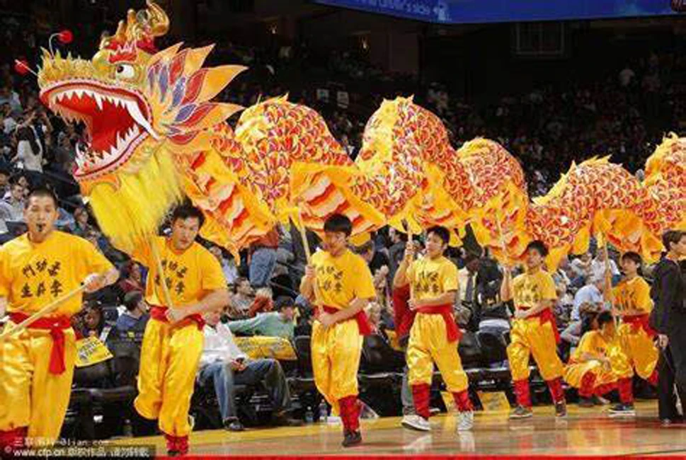 10m Props Dragon Dance Costume  size 4 for 6 Players Adults Halloween Carnival Festival Party Christmas Parade Folk Stage China