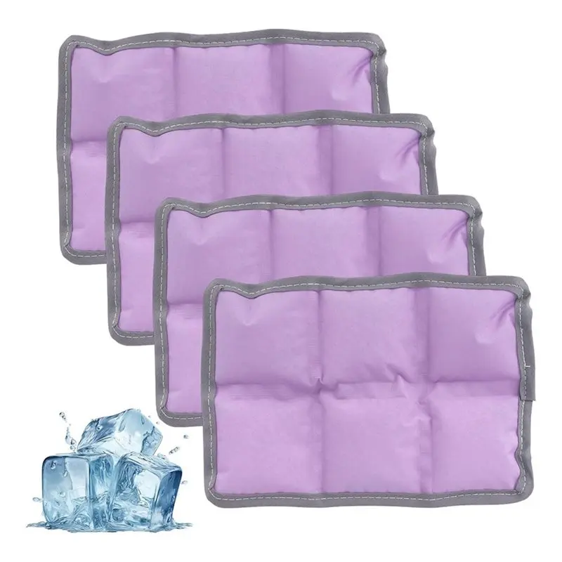 【LIMITED EDITION】Ice Packs 4PCS For-For Lunch Boxes Coolers Reusable Slim Freezer Packs For Outdoor Hiking Camping Fishing Sport