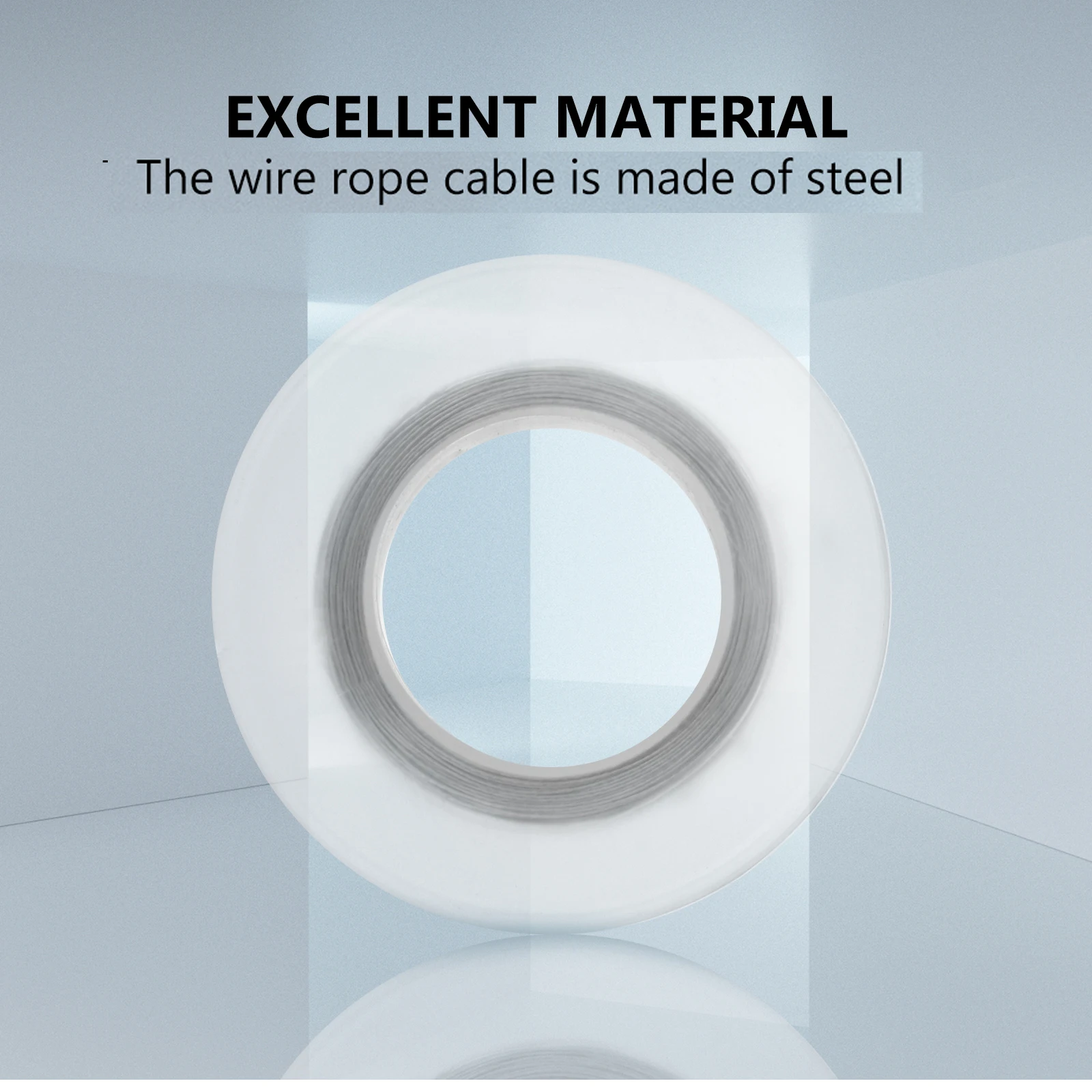 

1 set Steel Wire Kit Fishing Line Cable Rust Resistant Wire Rope Sleeves Acid Proof Outdoor Lighting Supply