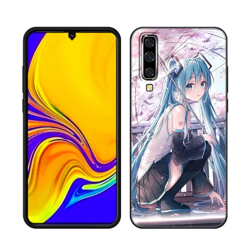 Cute H-Hatsune M-Miku Phone Case For Samsung A13 A22 A24 A32 4G A33 A34 A35 A52S A53 A54 A55 A73 5G A06 A12 A14 A15 A23 A51