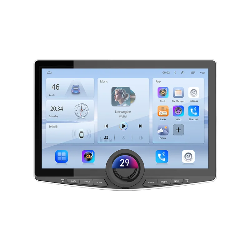 YunCar-Radio estéreo con Gps para coche, reproductor de DVD con pantalla táctil de 11,88 pulgadas, Android, Carplay