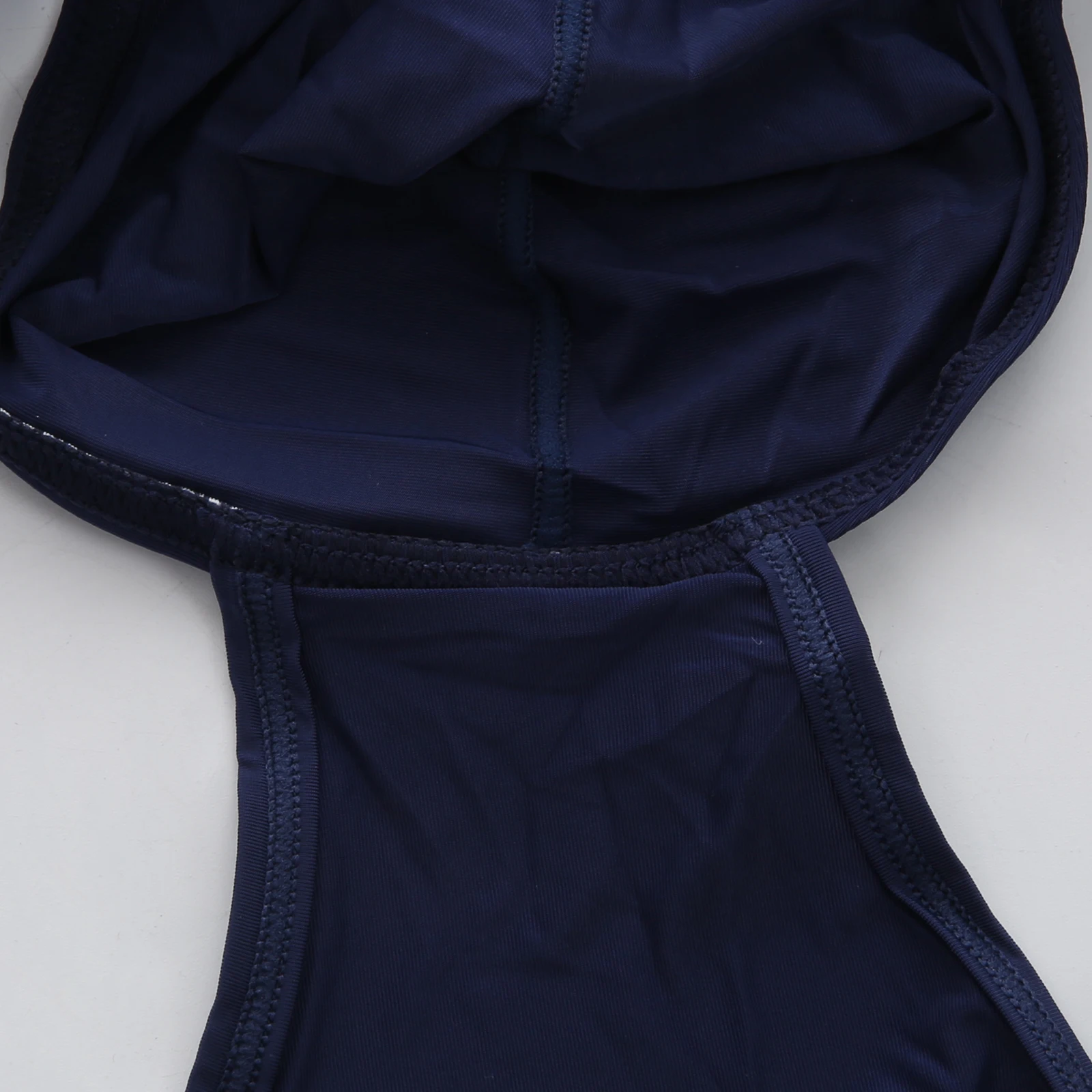 Herren Schnelltrocknende Eisseide Sport-Slips Elastische Durchsichtige Bodybuilding-Unterwäsche Athletische Unterhosen Atmungsaktive Trainingsunterwäsche – Detail 6