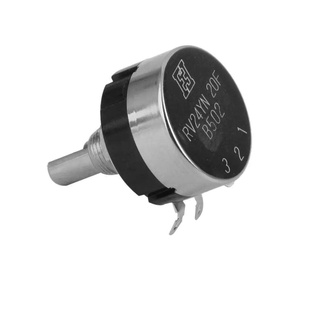 

Potentiometer Arcade Game Controller Silver Shaft Variable Resistance Component for Coin Operated Machine