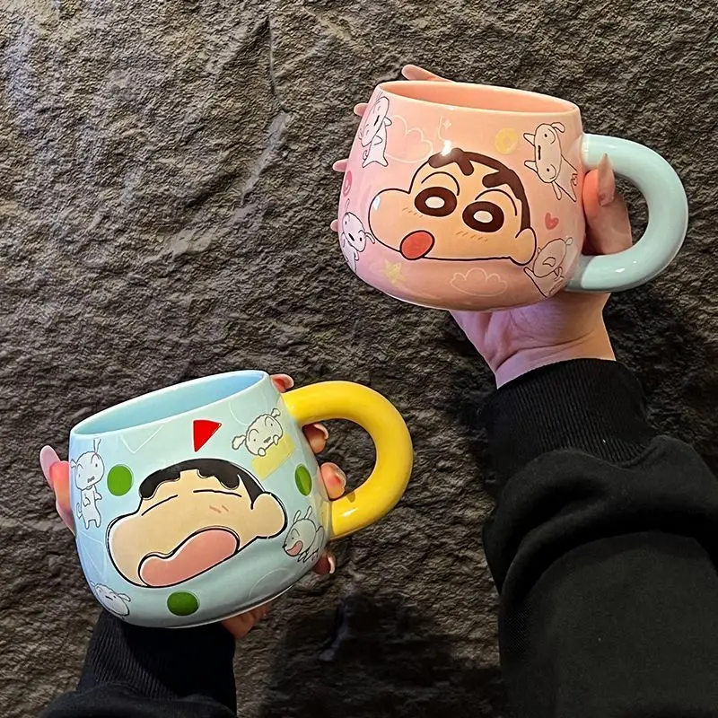 New Crayon Shin-chan Nohara Shiro Personality Creative Holiday Gift Milk Ceramic Mug Cartoon Cute Anime Movie Character Home Mug - Image 2