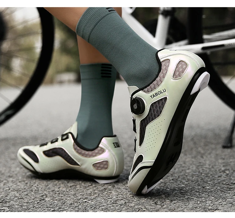 Fahrradschuhe, Atmungsaktive MTB-Schuhe für Herren und Damen, Rennrad-Sportschuhe, Flache Schuhe, Rennrad- und Mountainbike-Pedalschuhe – Detail 25