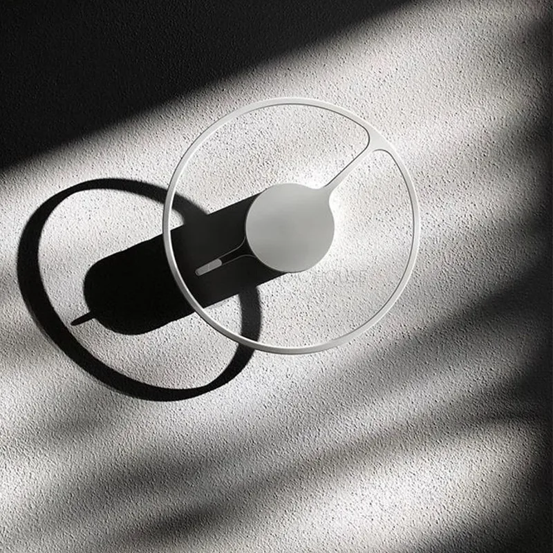 Nordic, time aperture round, wall clock metal, clock black and white minimalist design