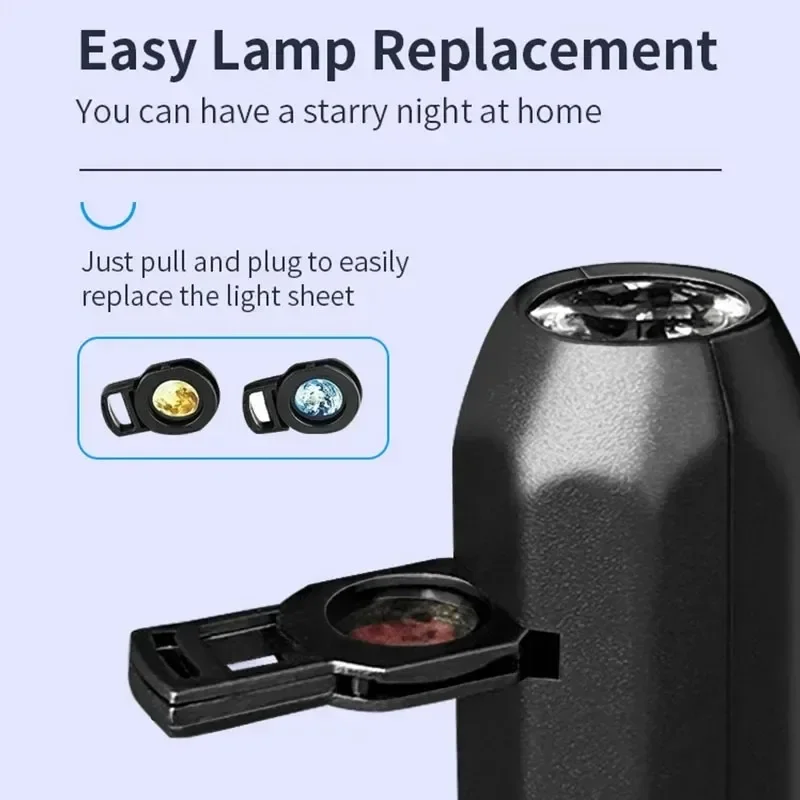 LED جهاز عرض عيد الميلاد ضوء USB 5 فولت ليلة ضوء أجواء 4/10 طرق للتحويل نمط الإسقاط لسانتا كلوز ثلج موس #3