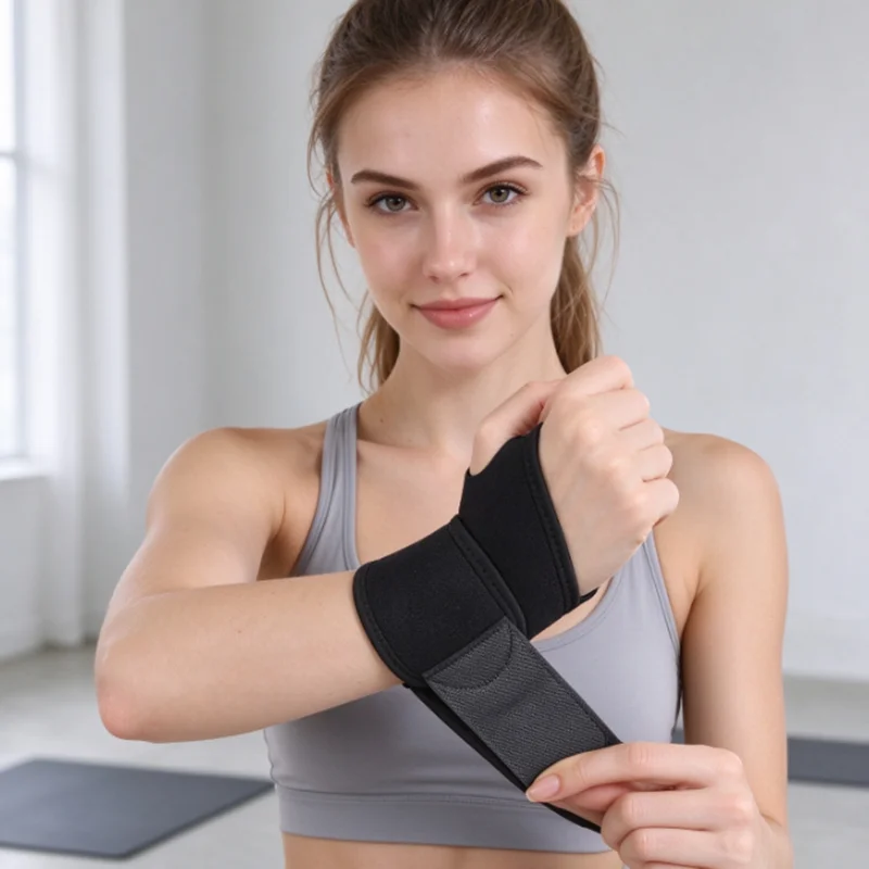 2pcs Fitness sports wristband  Badminton wrist support  Male and female hand sleeve cover  Basketball anti-twist injury strap