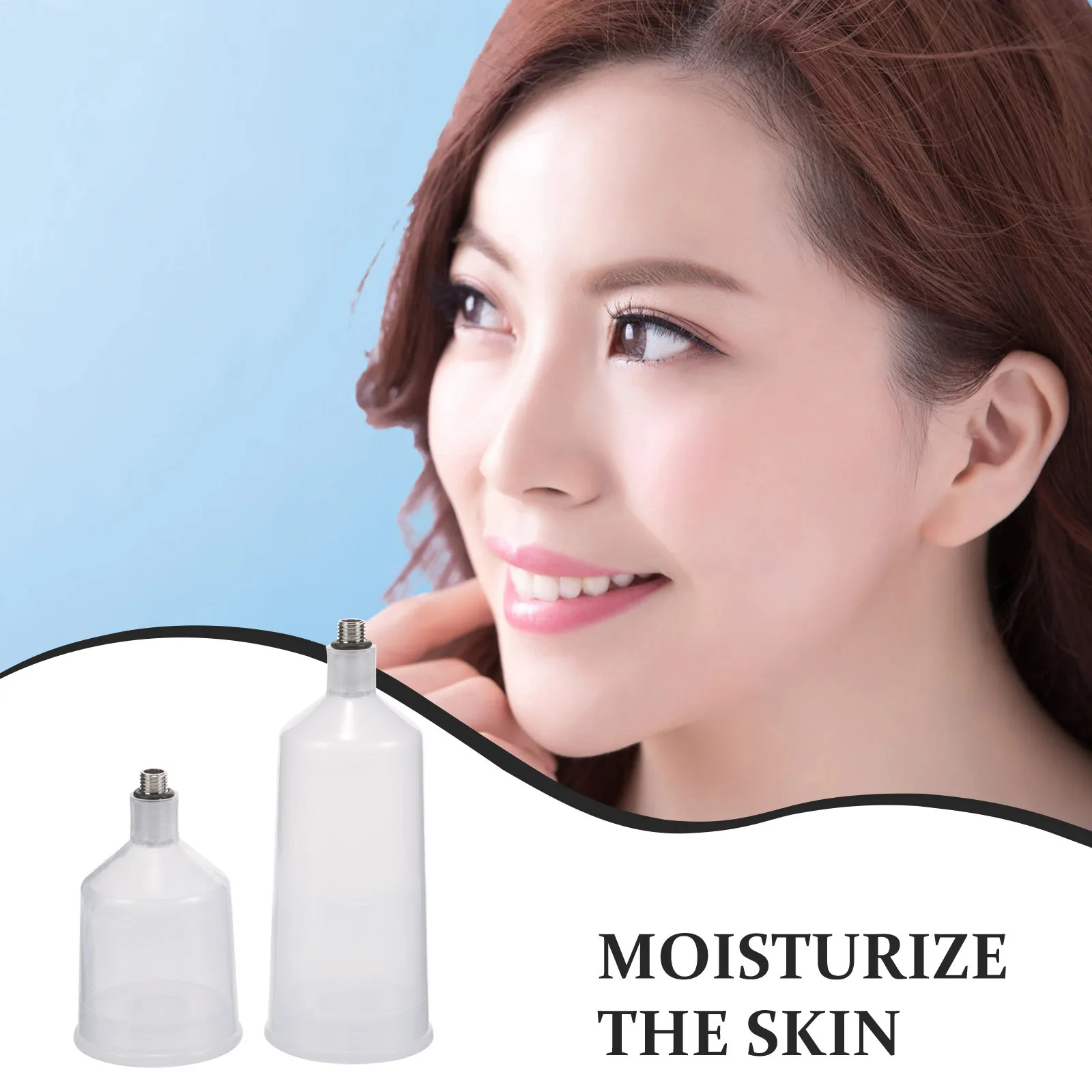 2 قطعة زجاجات بخاخ رذاذ نانو مرطب للوجه خفيف الوزن محمول أداة تجميل الوجه جهاز تجديد المياه يده الوجه