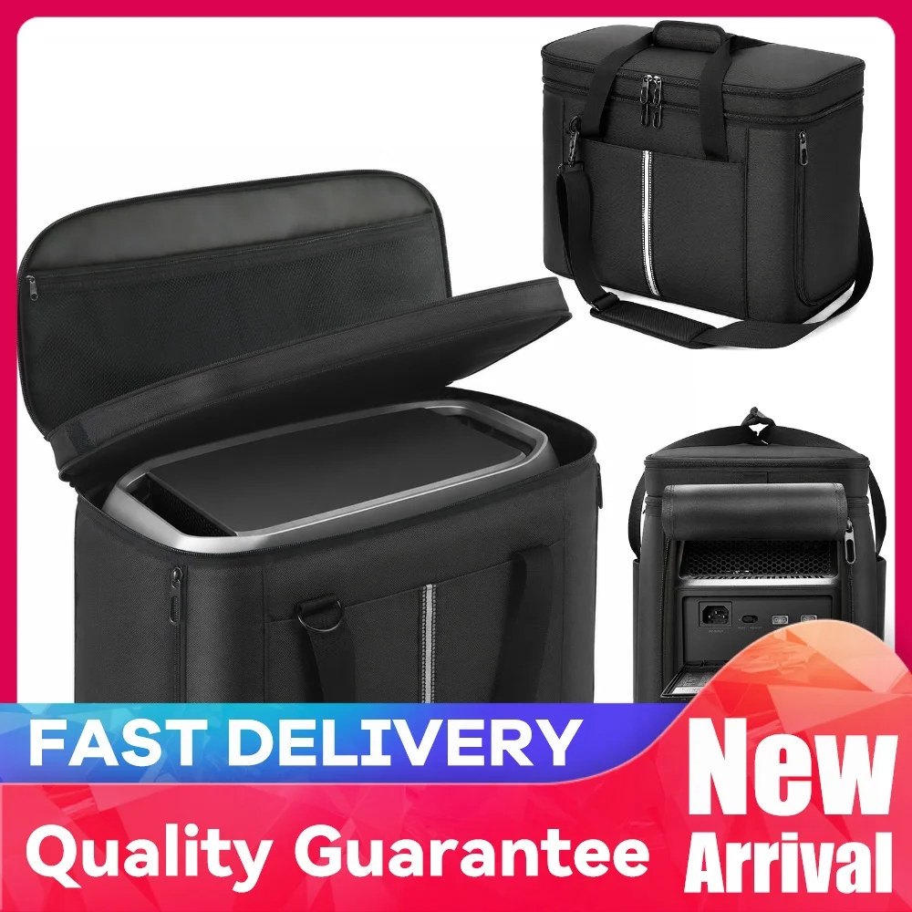 Portable Power Station Storage Bag for Ecoflow Delta 3 Max Or Max Plus Hard Protective Case for Road Trip & Emergency