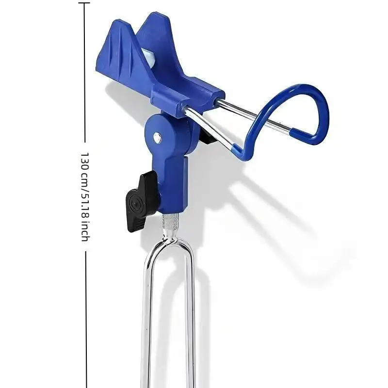 Faltbarer Angelrutenhalter 360 ° Verstellbarer Ständer mit Erdspieß 1 Set für professionelle Angler, Angelgeschenke – Detail 9
