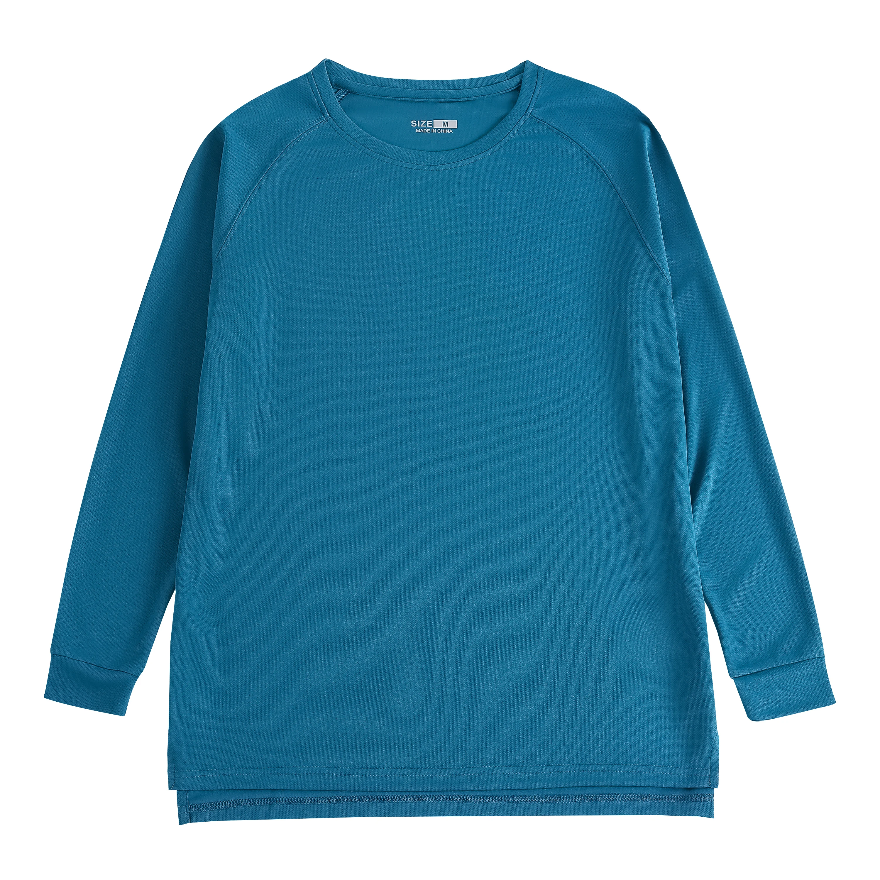 Men Sports Long Sleeves Quick Dry T-shirts Solid color Workout Pullover Shirt Thin Basketball Outdoor Fitness Running Long Tops