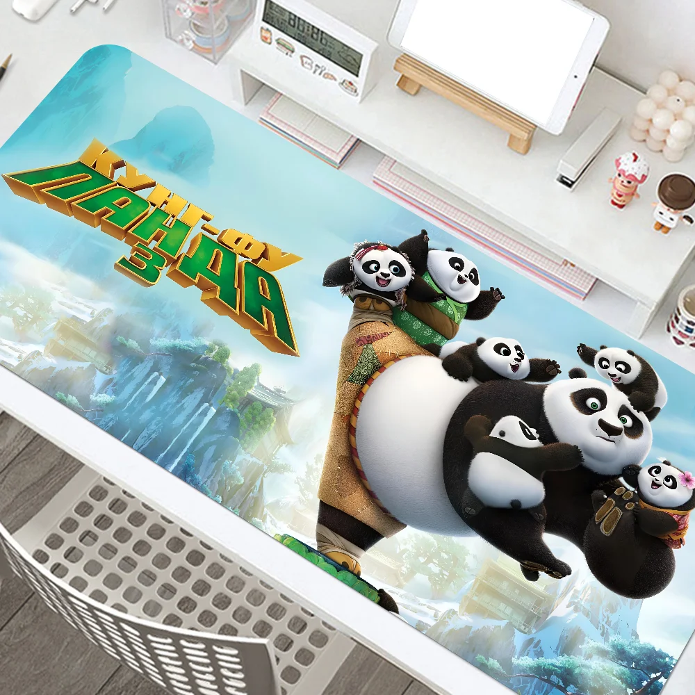 Anime K-Kung F-Fu Panda Mousepad Mouse Mat Desk Mat With Pad Gaming Accessories Prime Gaming XXL Keyboard Pad Padding Mat