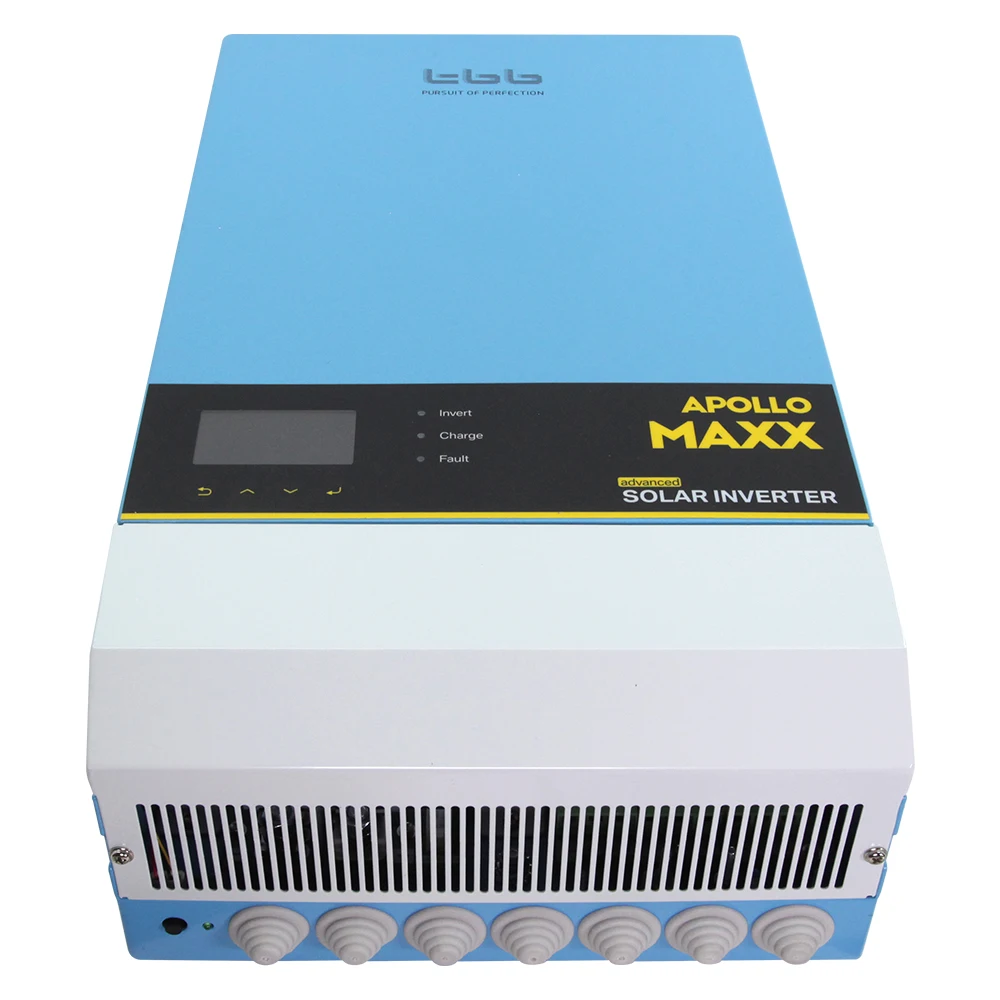 

TBB APOLLO MAXX 24V 48V 3kw 5kw 7kw 6kw 8kw hybrid solar inverter with MPPT trackers