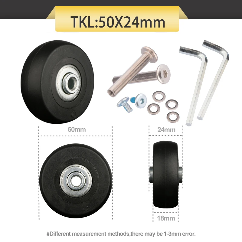 Сменное колесо для чемодана, Ремонтное колесо для чемодана, Сменное поддерживающее колесо, колесо для багажа, износостойкий шкив для чемодана