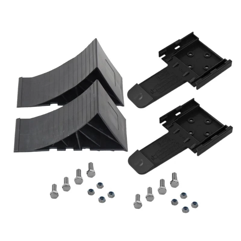  Skid Resist Tire Support Pad Wheel Stopper Control Wheel Tire Chock Stop Block