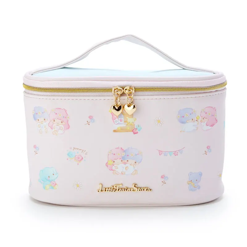 Women Makeup Bag Kawaii Hello Kitty Melody Cinnamoroll Portable Multifunction Handbag Box Travel Storage Organize Cosmetic Bag
