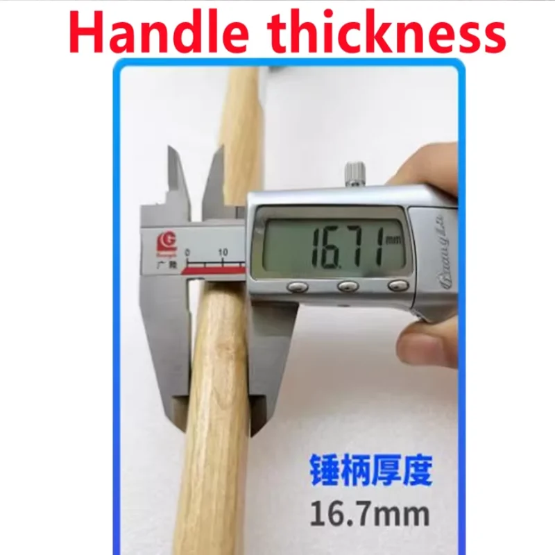 Car repair sheet metal hammer Mini wrench Gold Mini flat nose hammer Crane nose tool lined with iron round head square head hamm